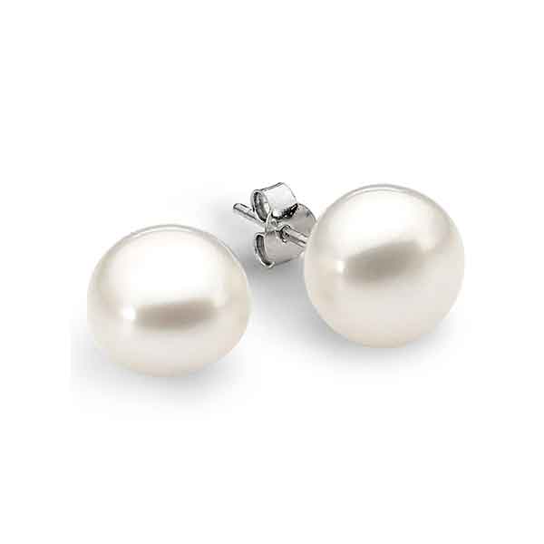 Sterling Silver Clair de Lune Stud Earrings