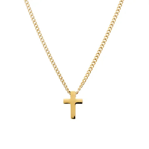 Blaze stainless cross pendant