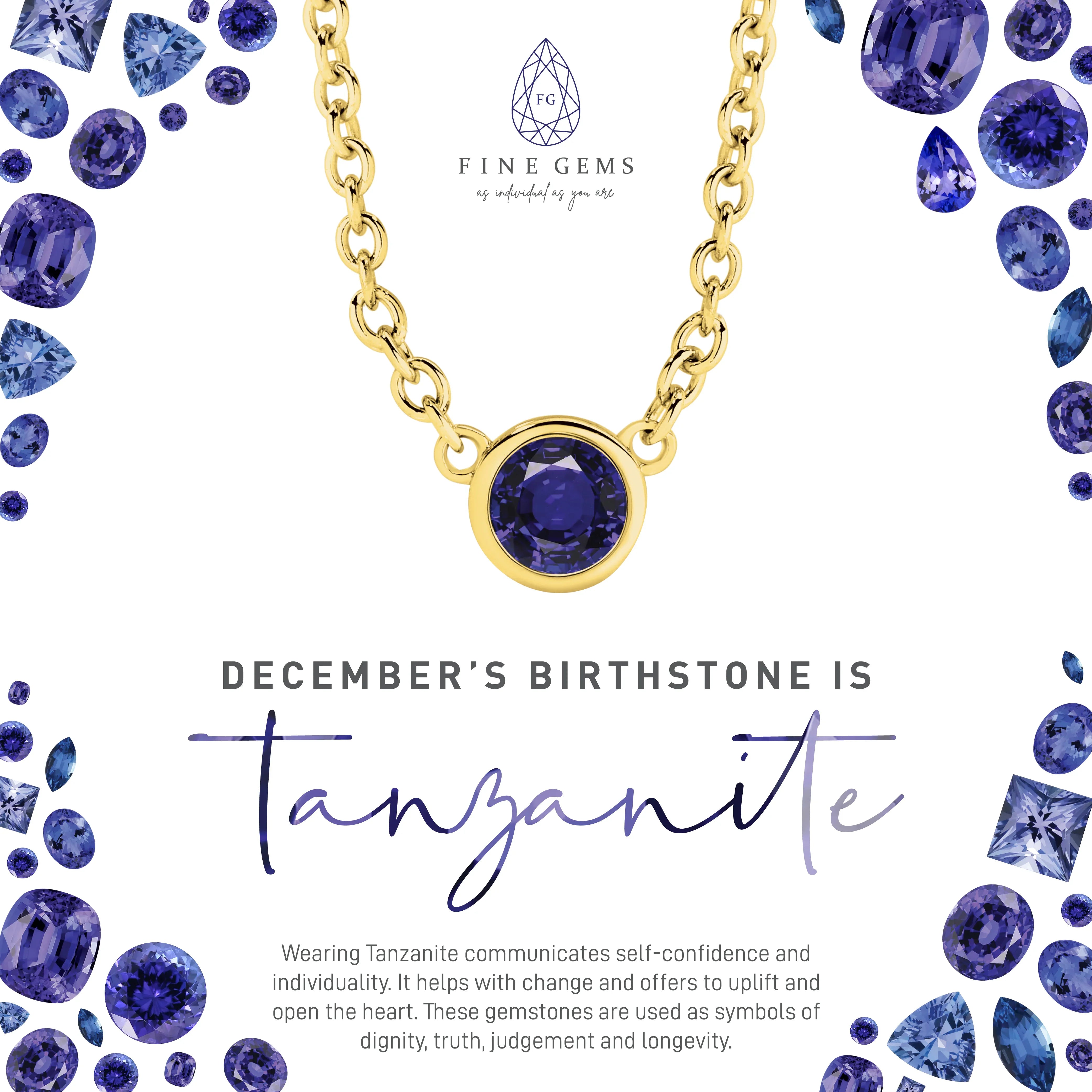 9CT 3MM BEZEL BIRTHSTONE NECKLACE