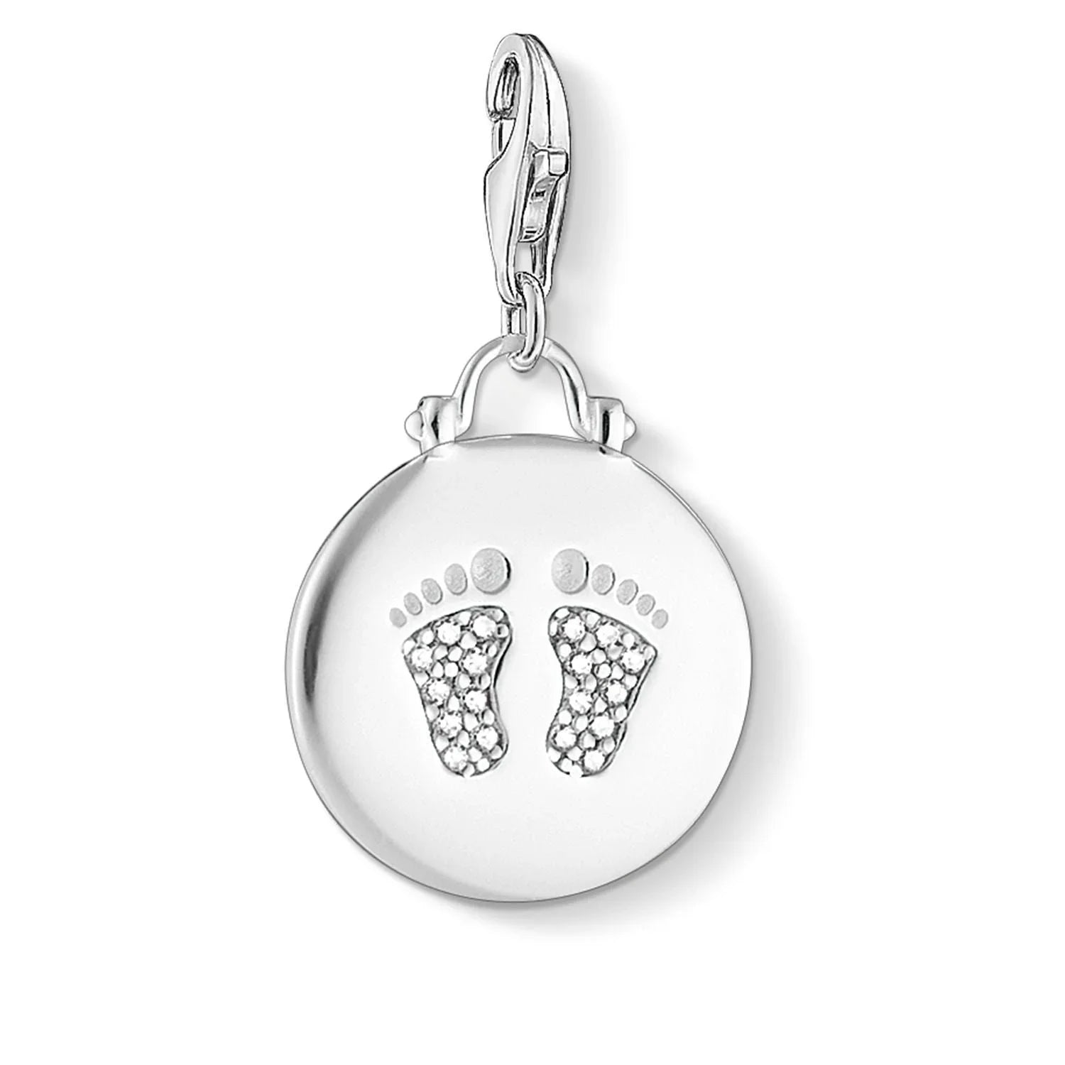 Thomas Sabo Charm Pendant "Disc Baby Footprint"