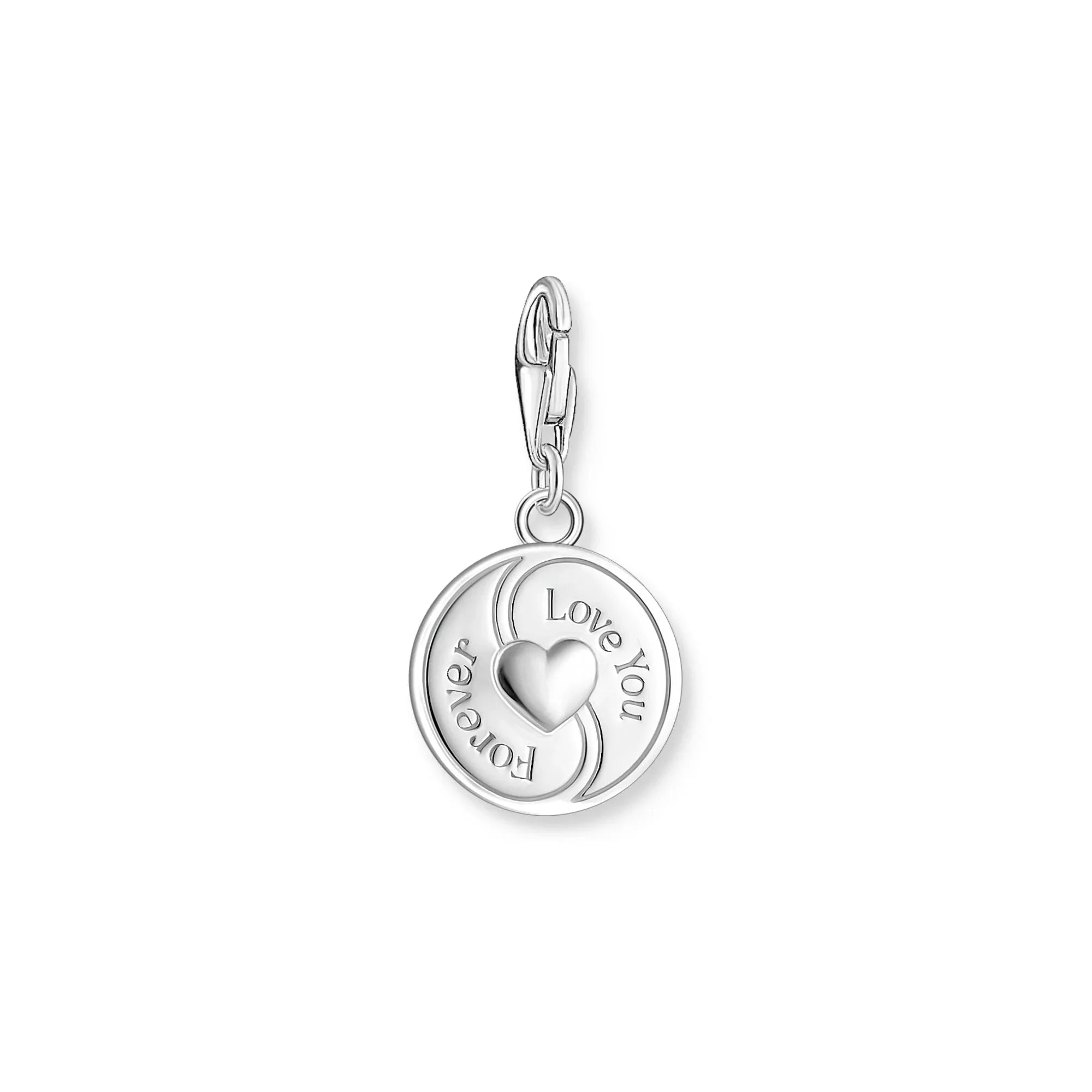 THOMAS SABO Charm Pendant Yin & Yang Silver