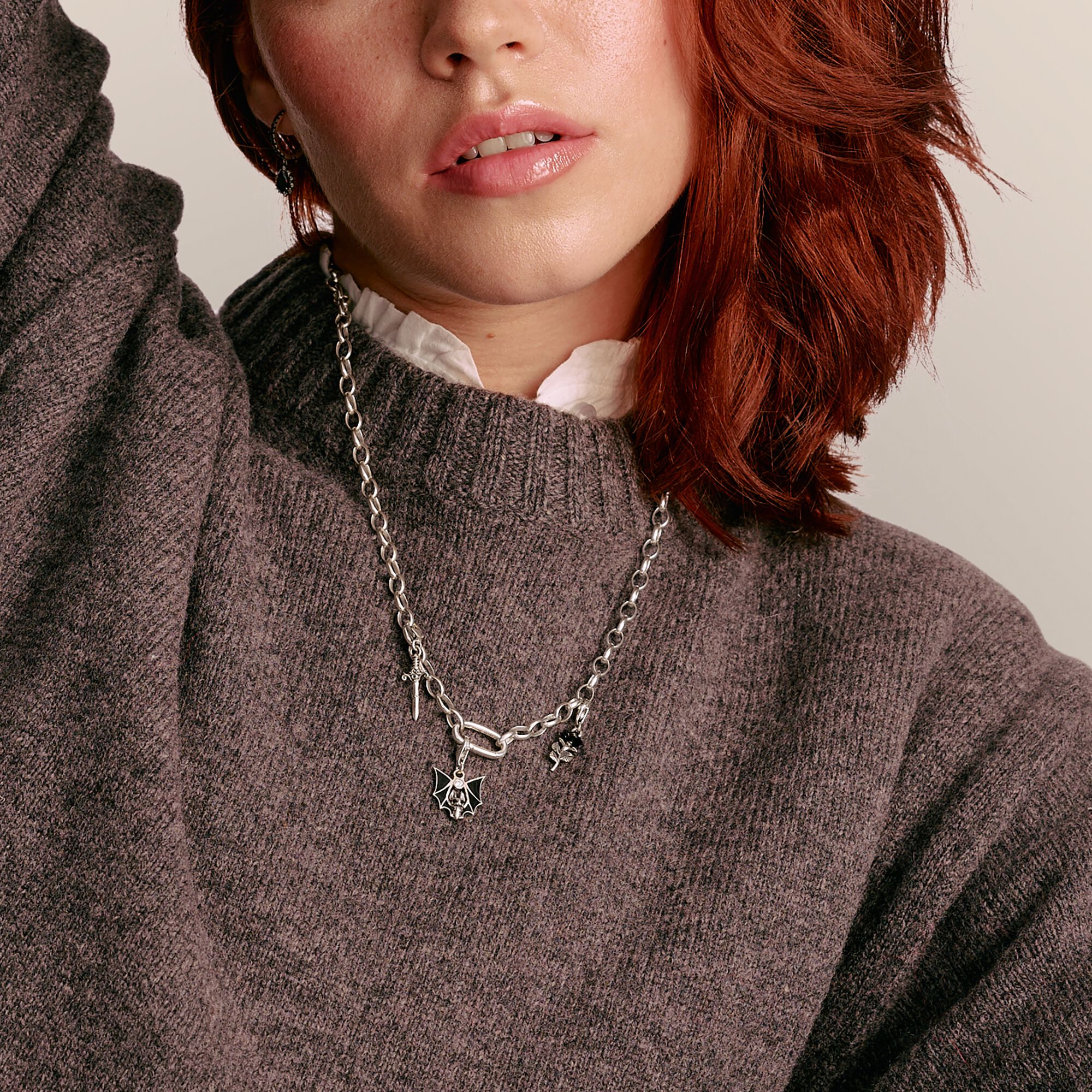 THOMAS SABO Charm Pendant True Romance Sword