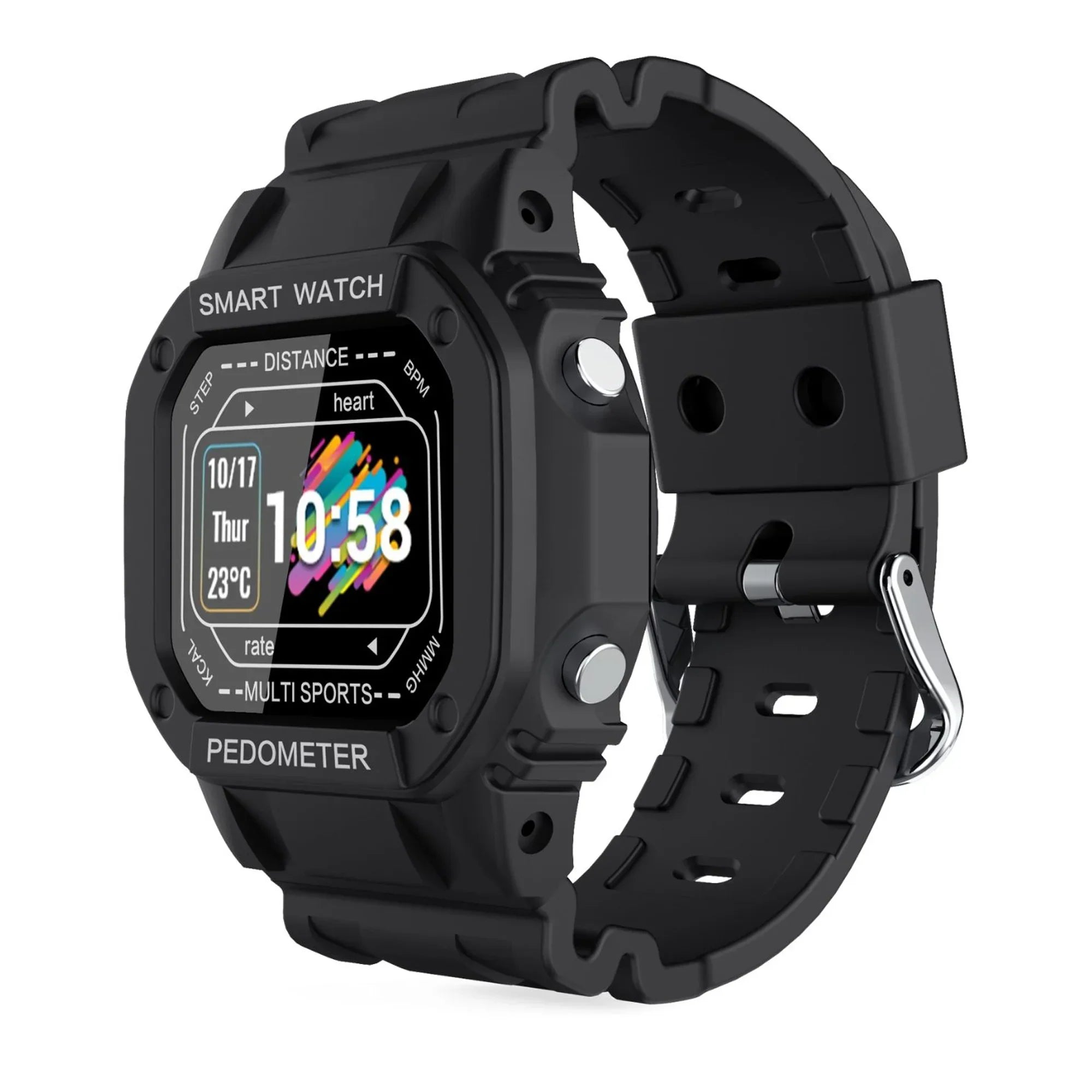 Cactus Nexus Kids & Teens Black Smartwatch CAC-136-M01