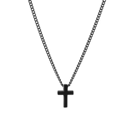 Blaze stainless cross pendant