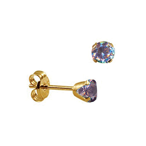 June 4mm 9ct Studs