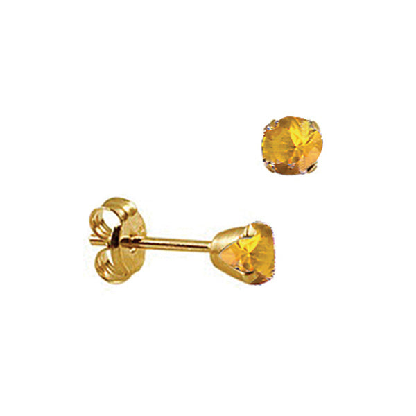 November 4mm 9ct Studs