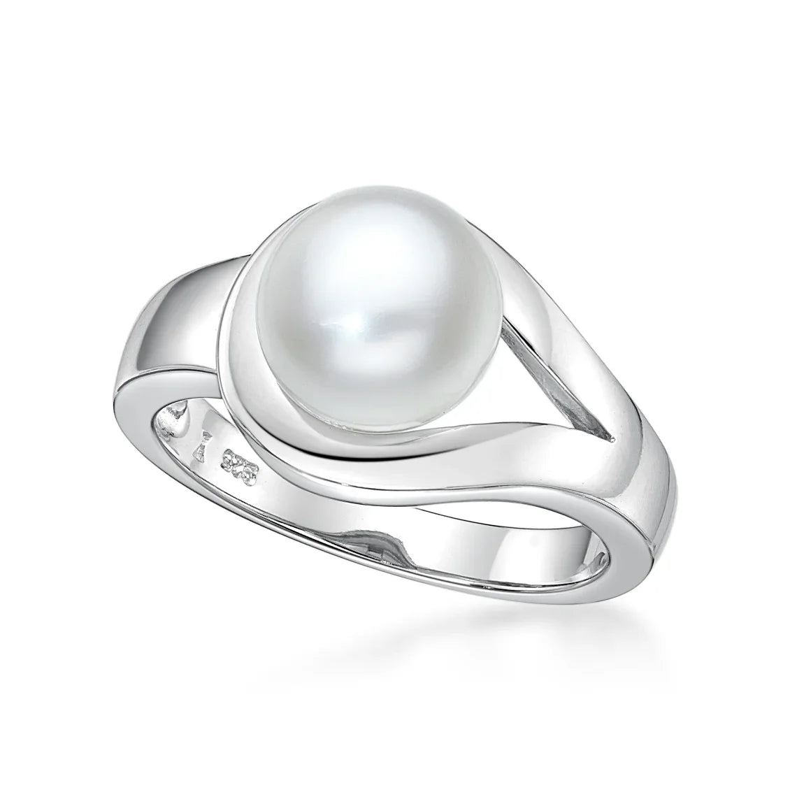 Polished Pearl Ring
