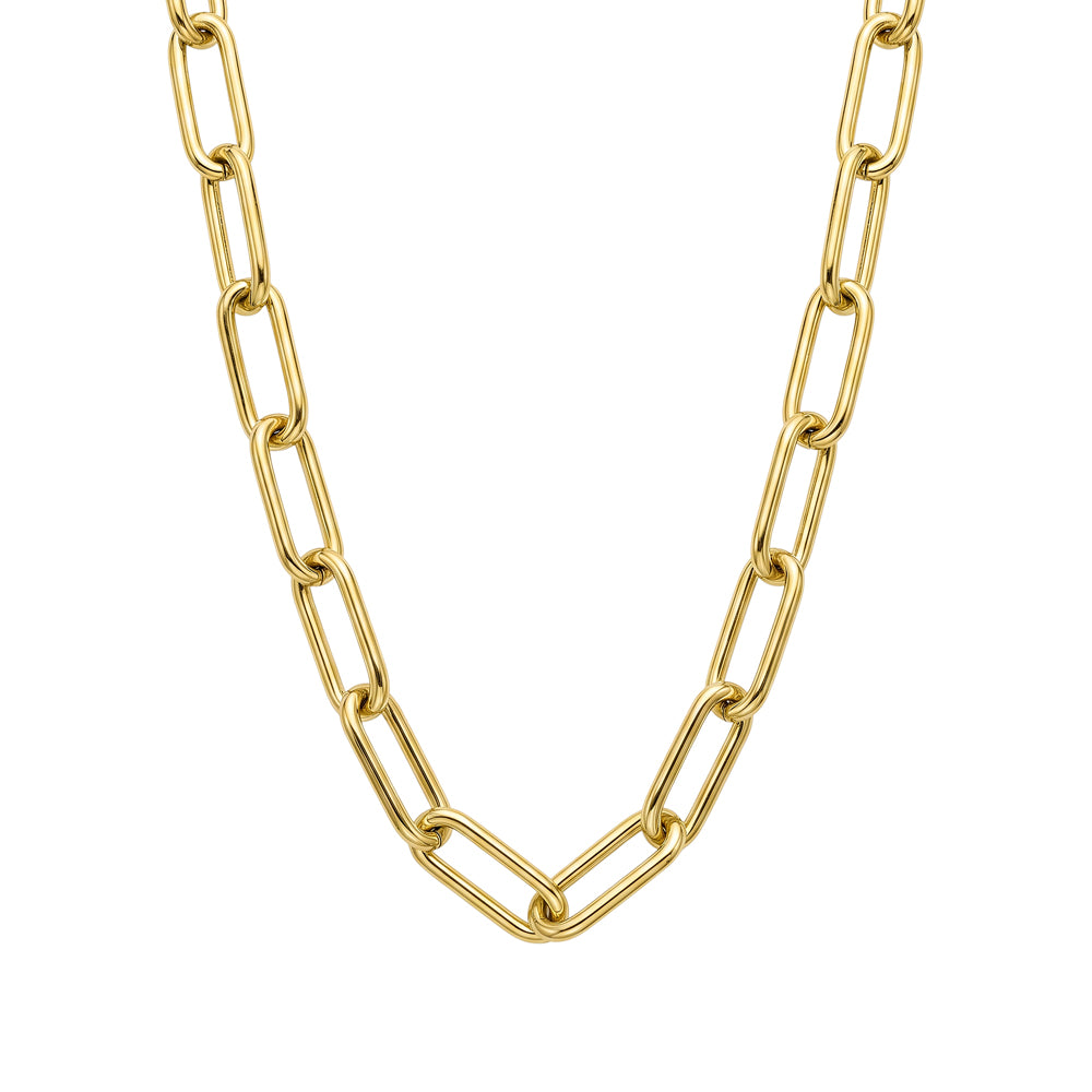 Chunky Paperclip Link Necklace