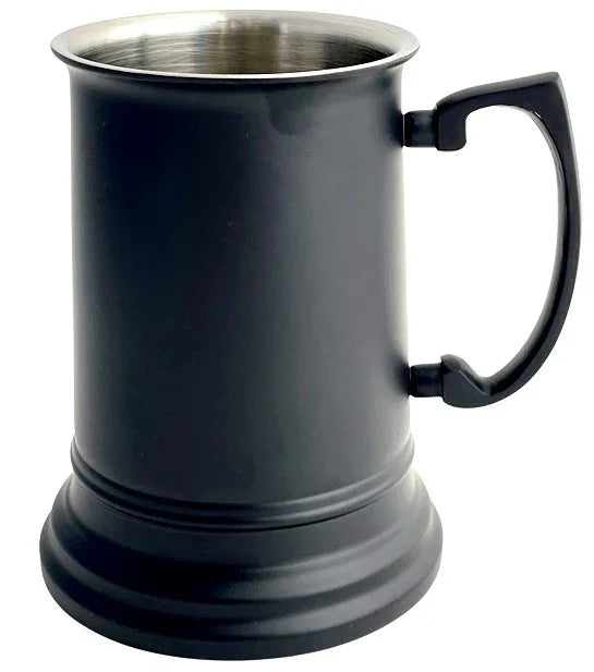 Black Tankard Engraved