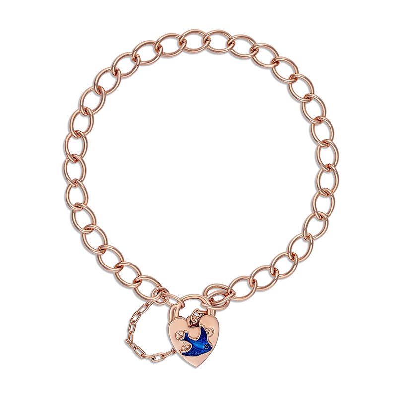 Brooklyn Bluebird Curb Bracelet