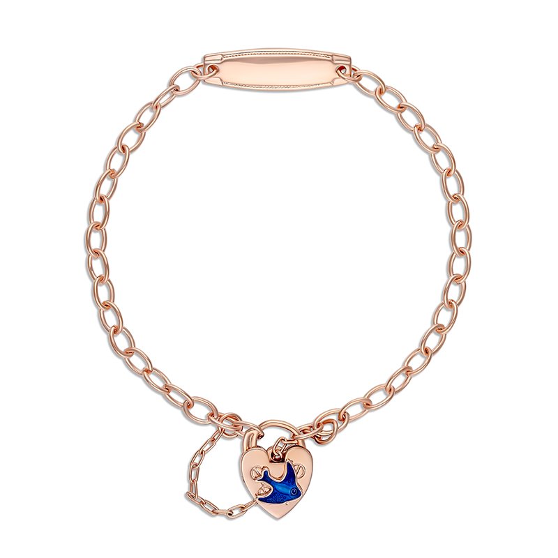 Brooklyn Bluebird Belcher Bracelet with ID