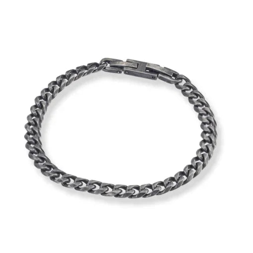 Blaze stainless steel aged bracelet