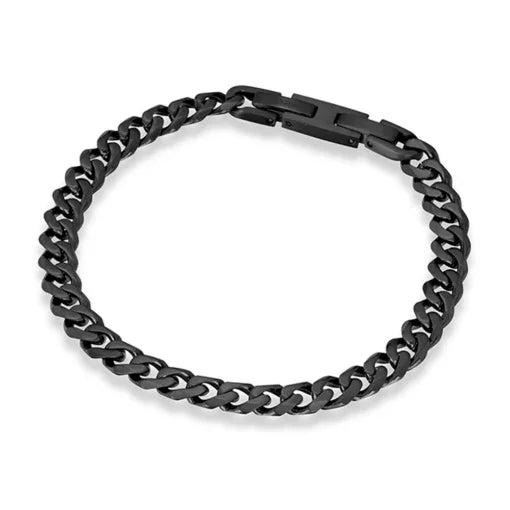 Stainless Steel Men's Cuban Bracelet - Nangar Gems