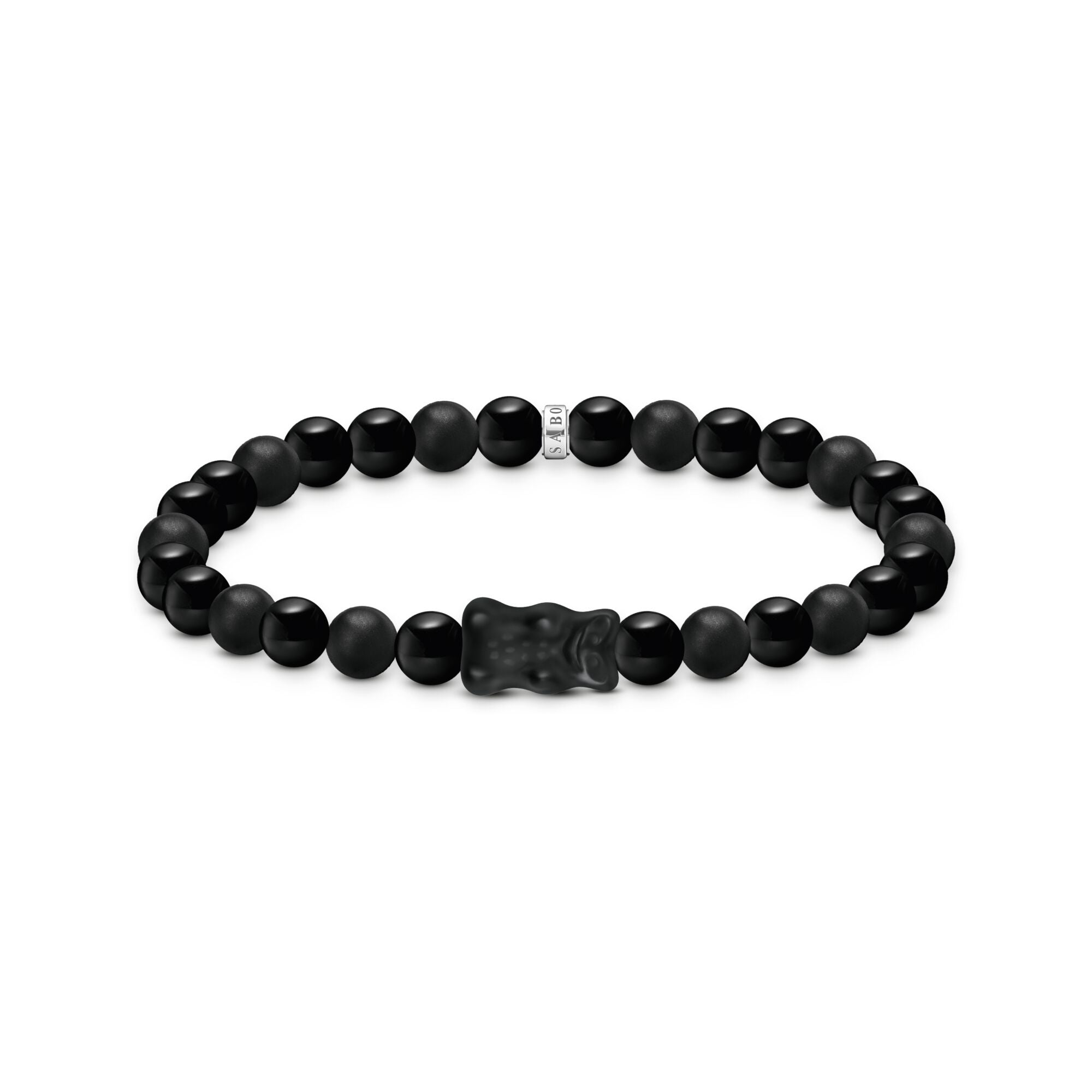 THOMAS SABO Bead Bracelet with Black Goldbear