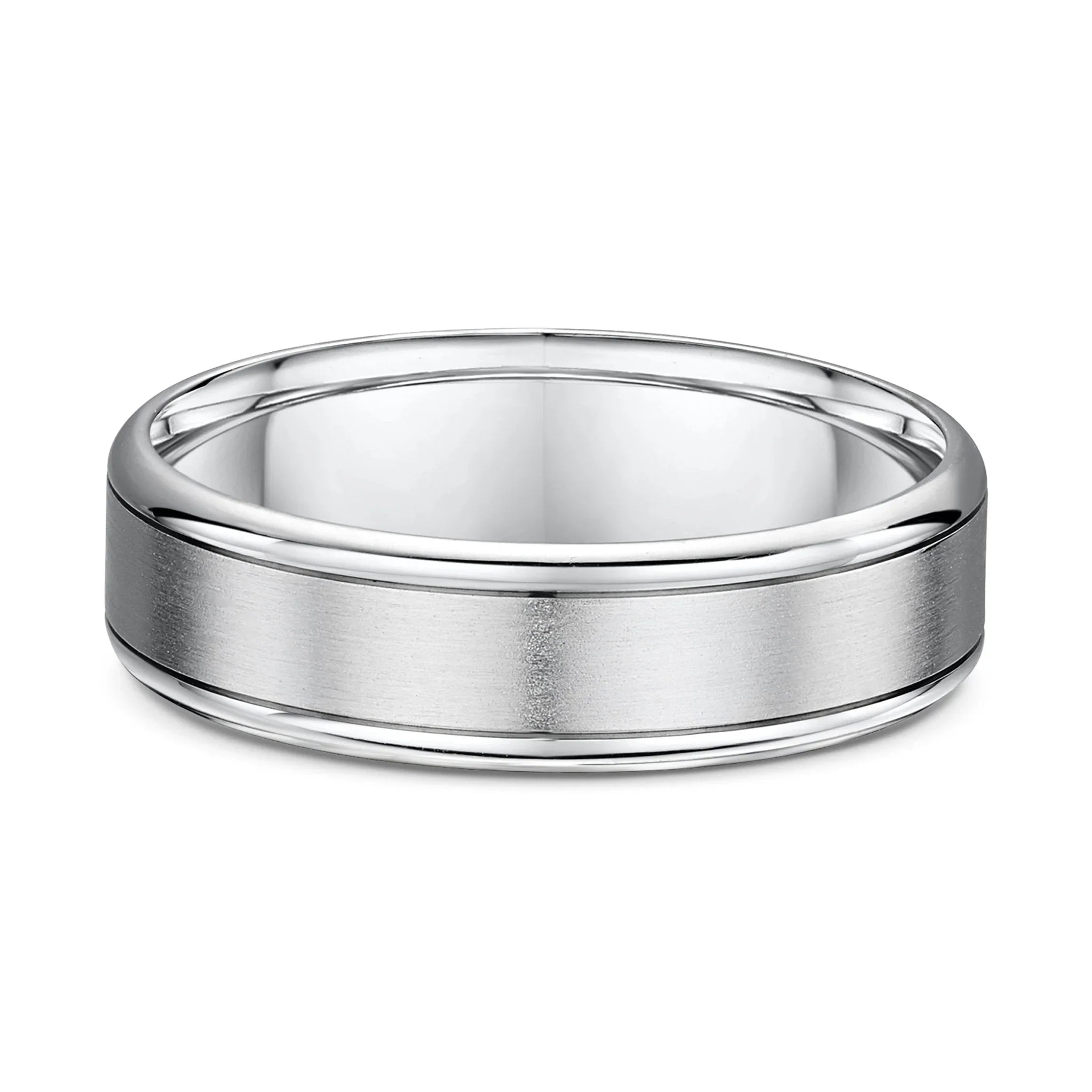 9ct White Gold Wedding Ring