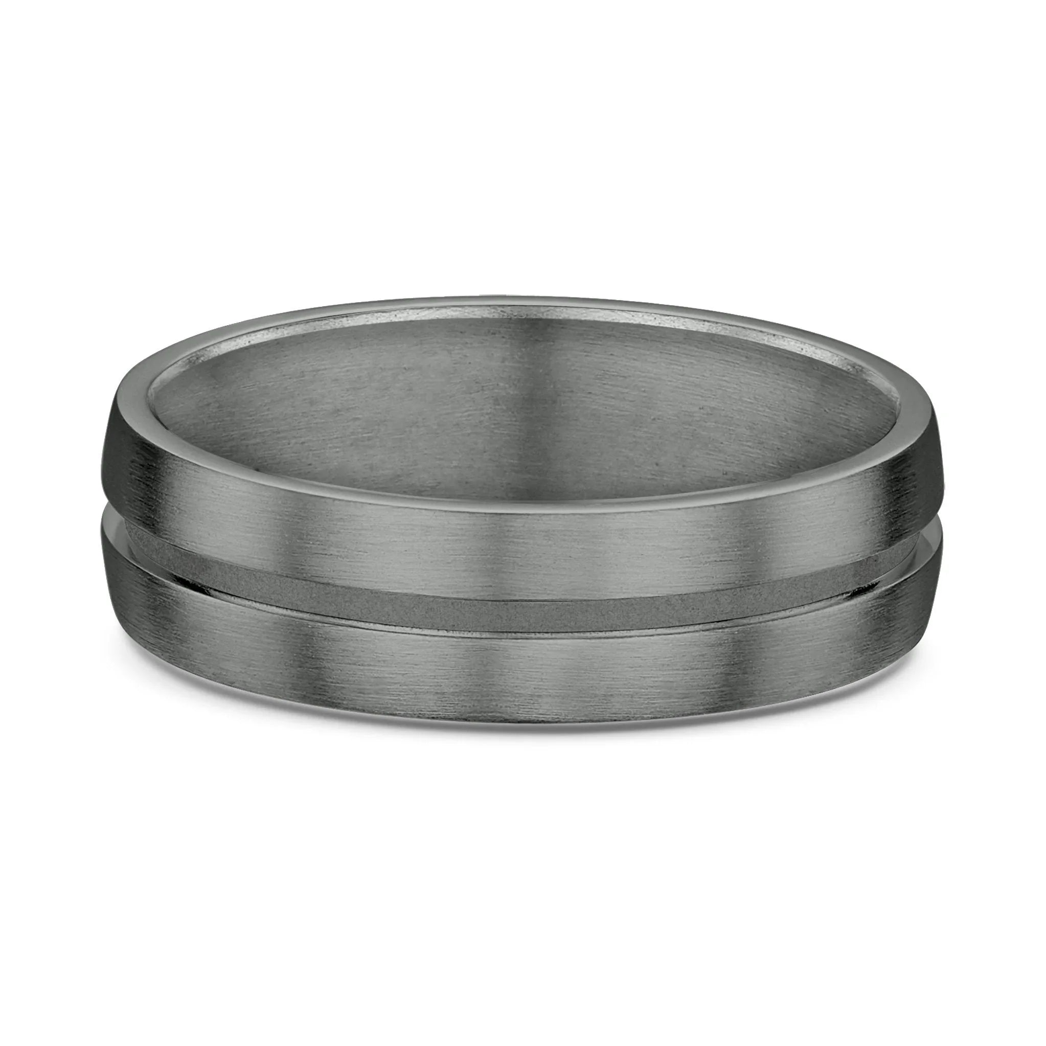 Tantalum Dark Grey Wedding Ring