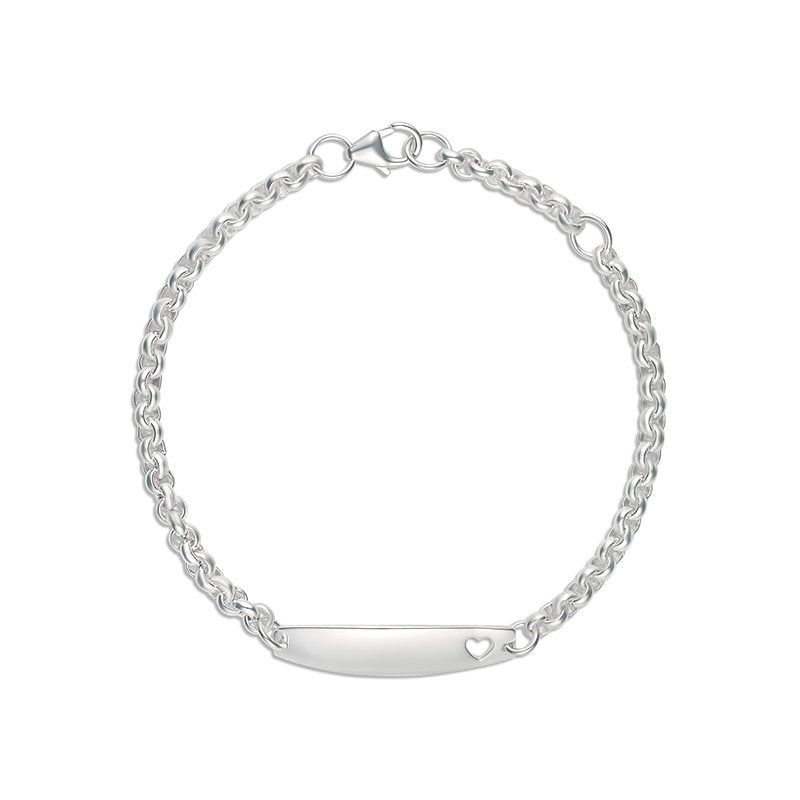 Billy Belcher Bracelet with ID and Cross Charm Silver
