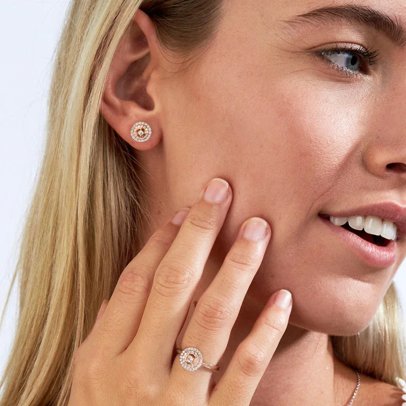 Pink Diamond Ayla Earrings