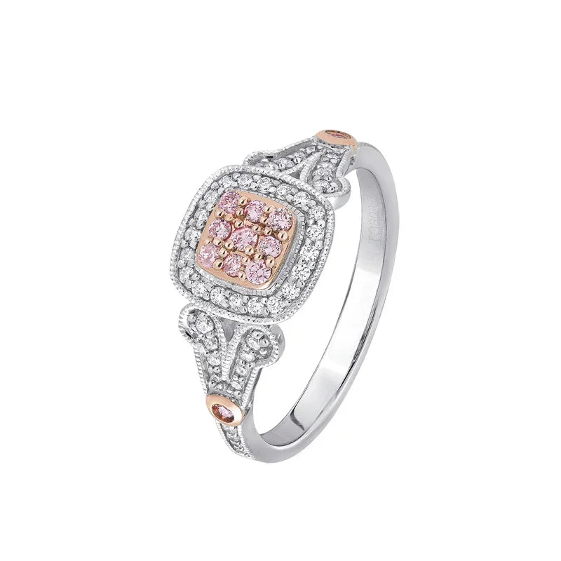 Pink Diamond Eureka Ring