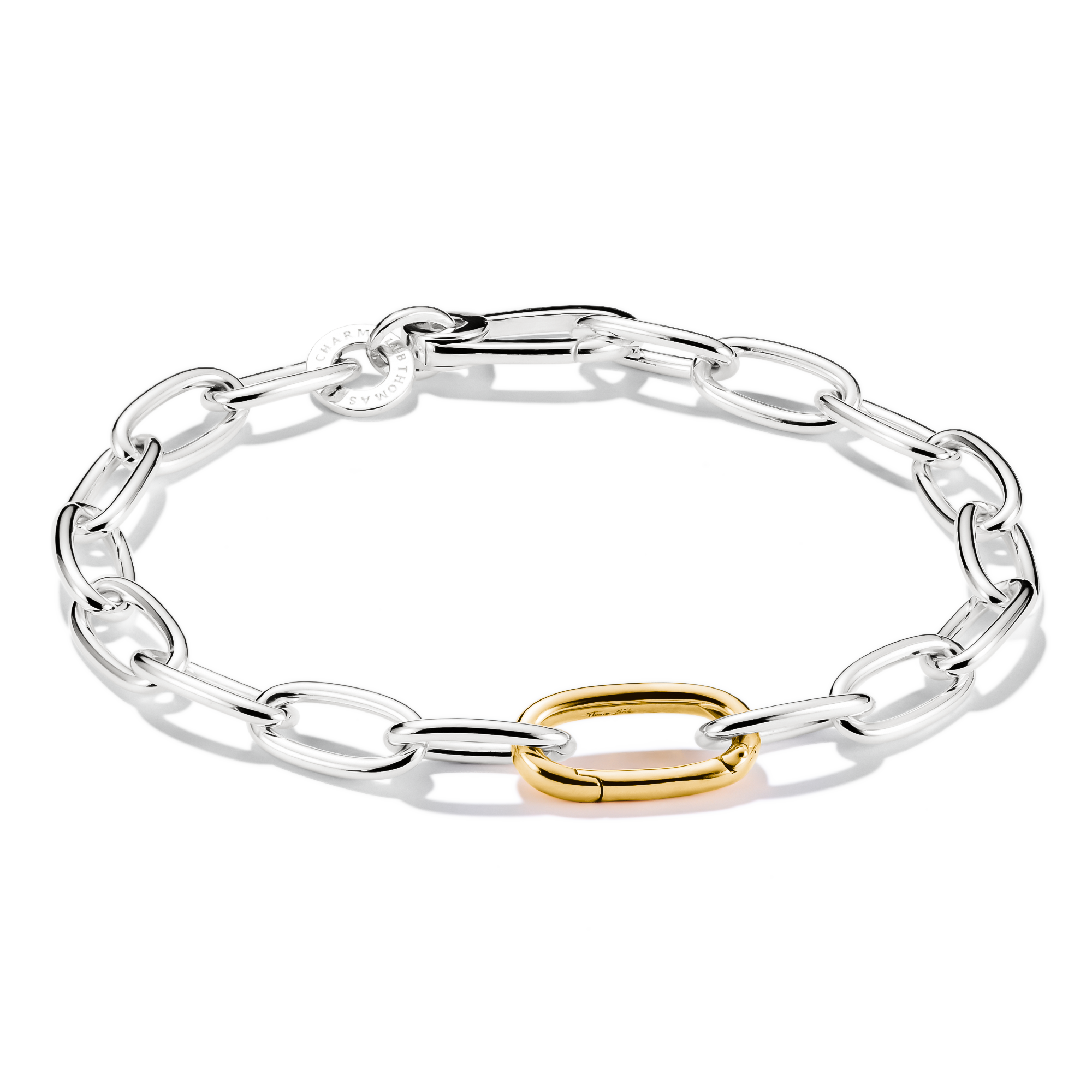 THOMAS SABO Charm bracelet bicolour with Connect link