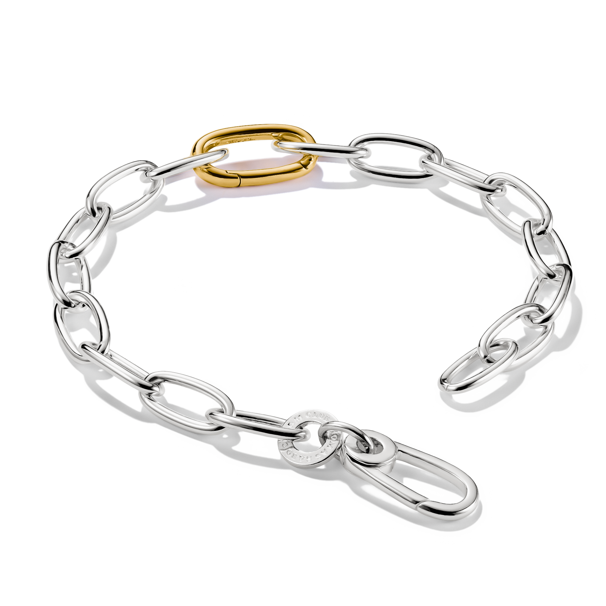 THOMAS SABO Charm bracelet bicolour with Connect link