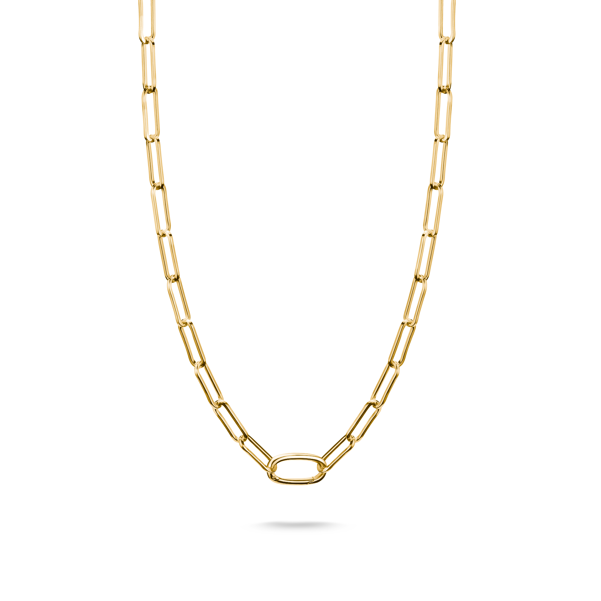 THOMAS SABO Connect Charm necklace paperclip Gold