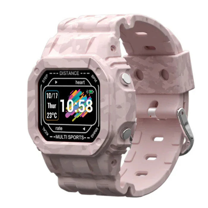 Cactus Nexus Kids & Teens Pink Camo Smartwatch CAC-136-M05