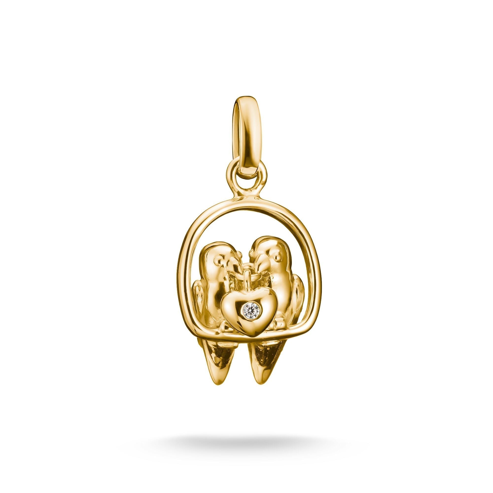 THOMAS SABO Connect Charm lovebirds Gold