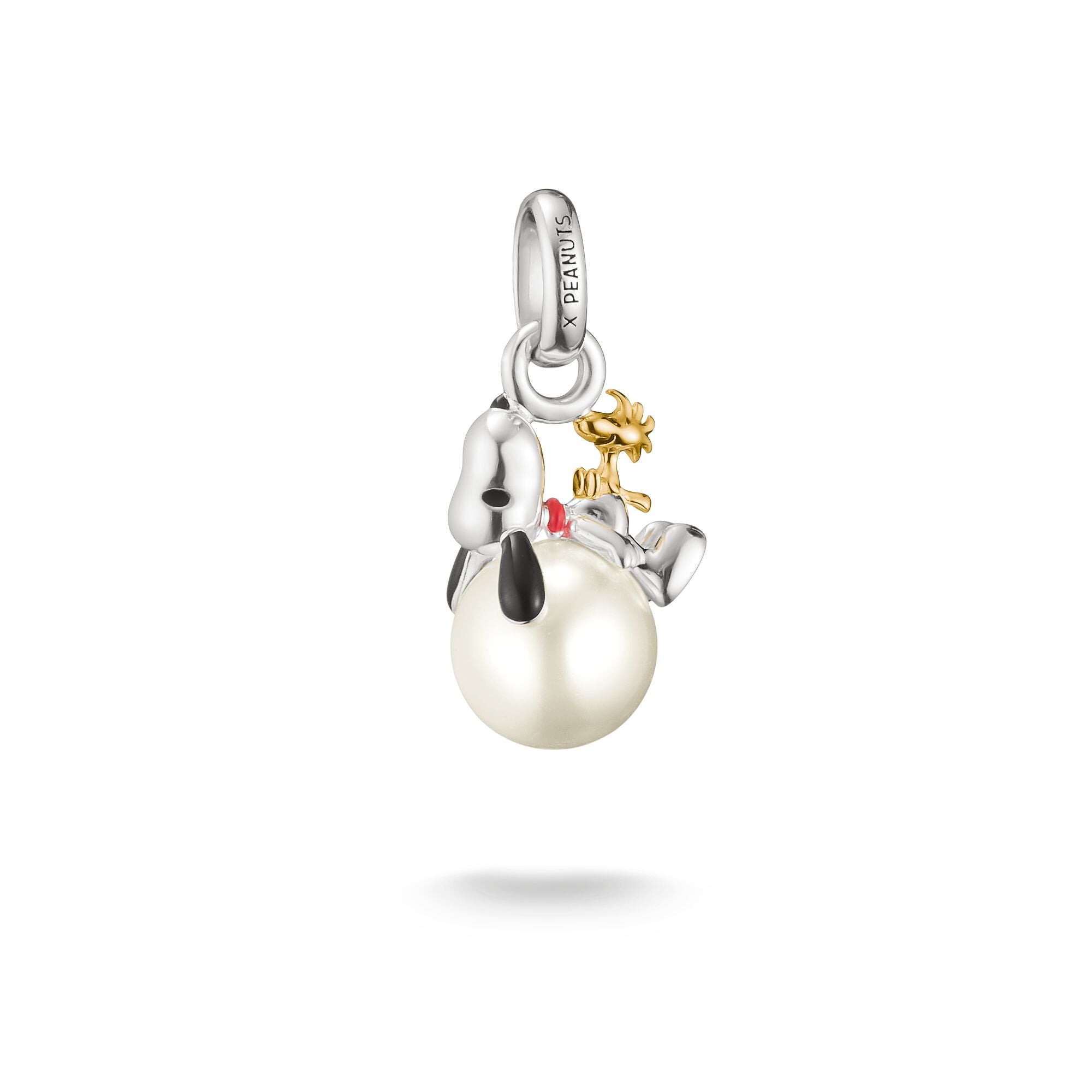 THOMAS SABO Connect Charm Pearl Snoopy & Woodstock PEANUTS
