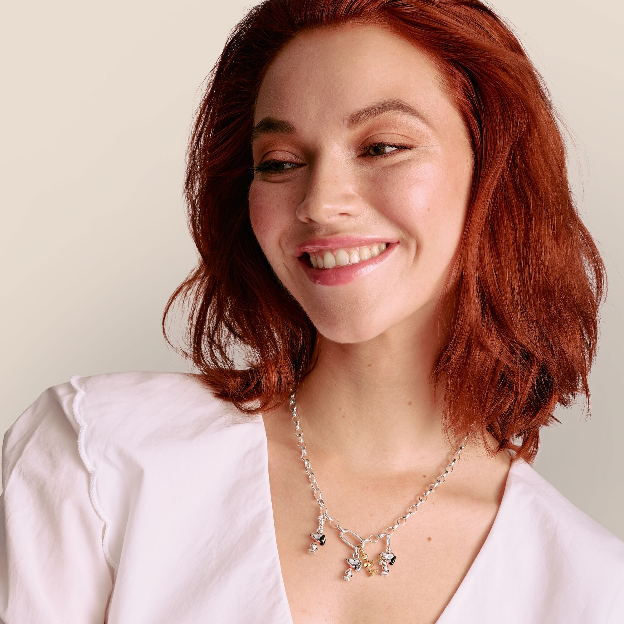 THOMAS SABO Connect Charm Snoopy Pavé PEANUTS