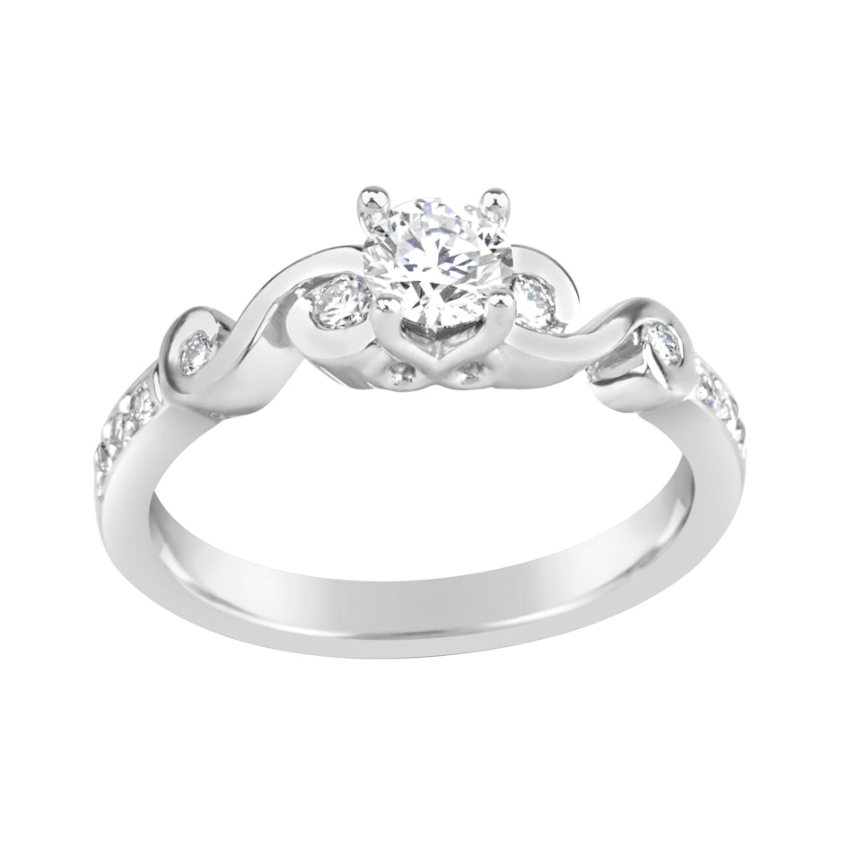 18ct White Gold Engagement Ring