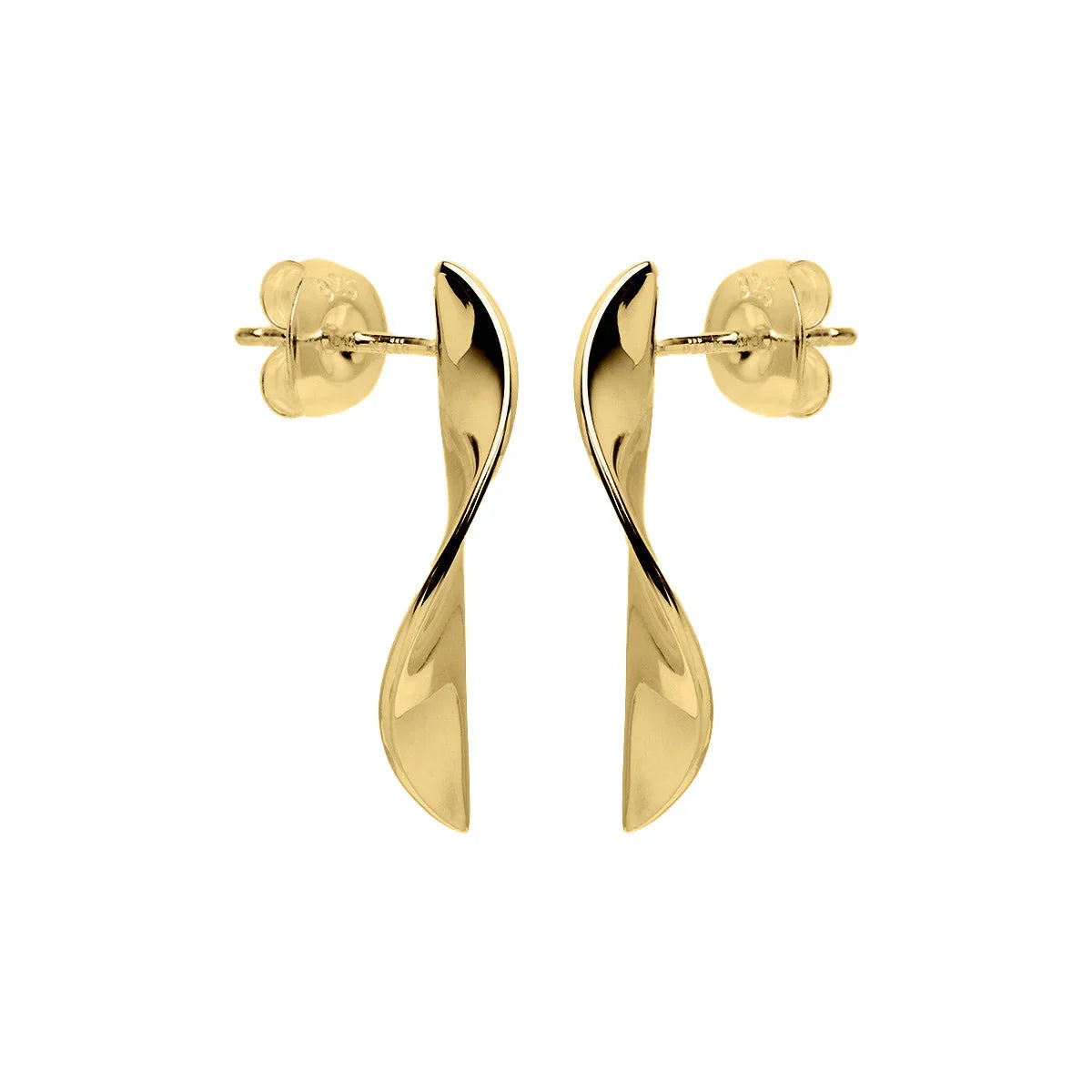 NAJO Ocean Trail Yellow Gold Earrings