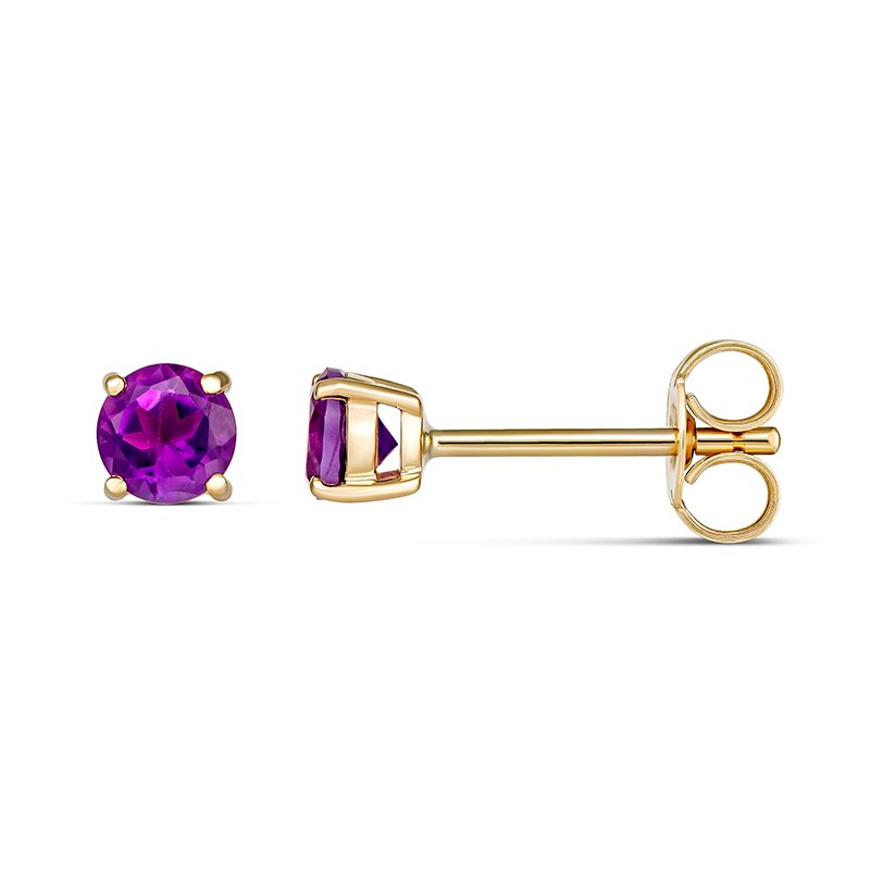 Alice Amethyst February Birthstone Earrings