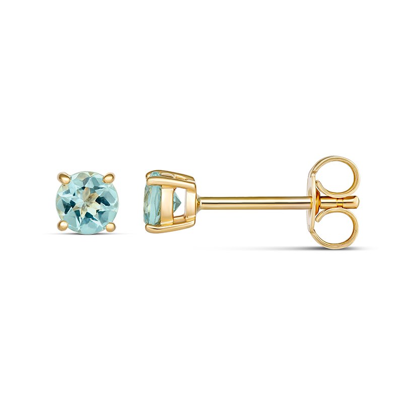 Alice Aquamarine March Birthstone Earrings