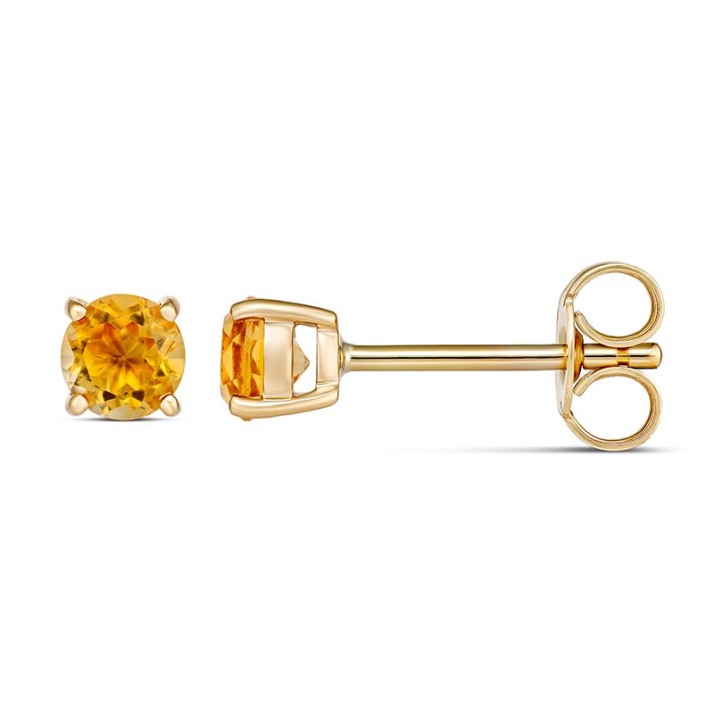 Alice Citrine November Birthstone Earrings