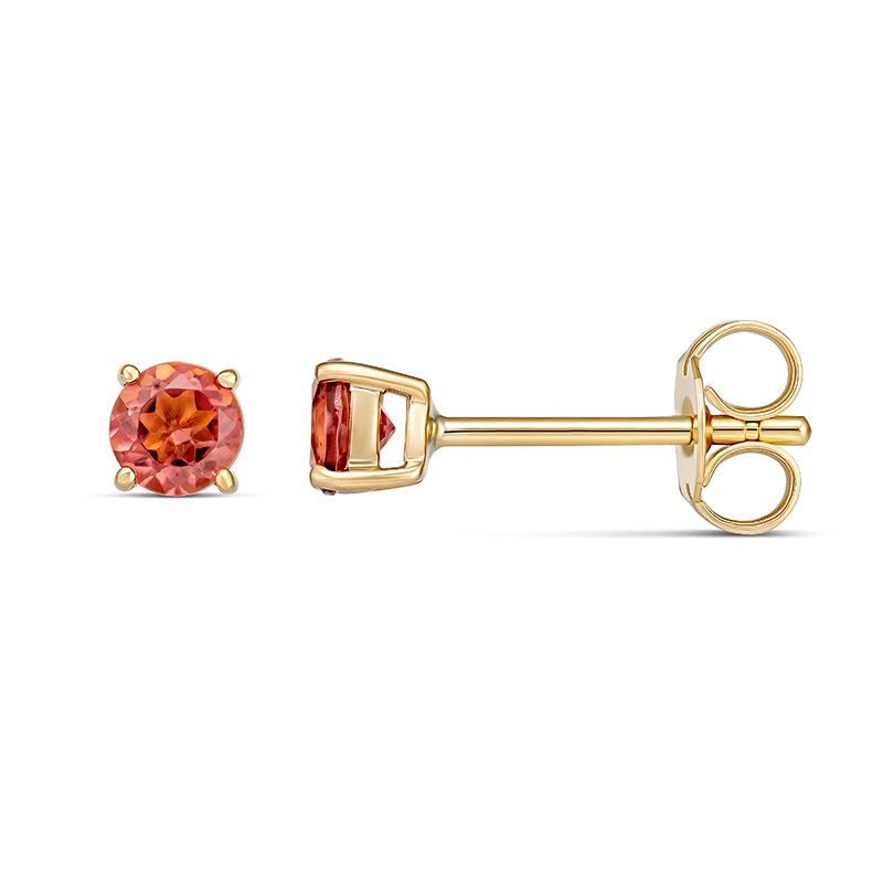 Alice Pink Tourmaline October Birthstone Earrings