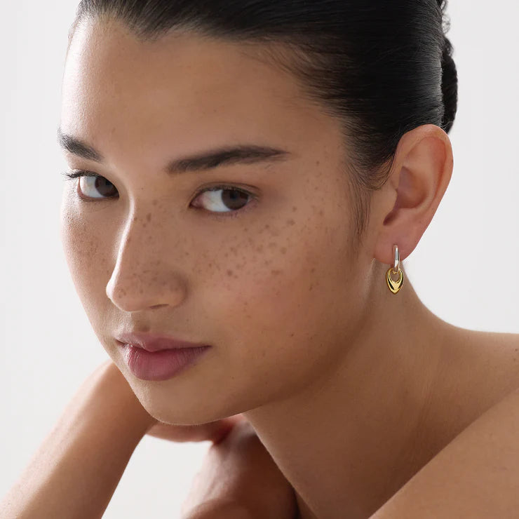 Petal Huggie Earring