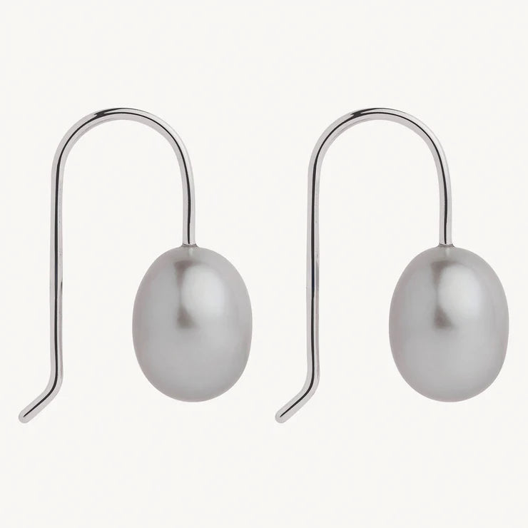 Isla Grey Pearl Earring