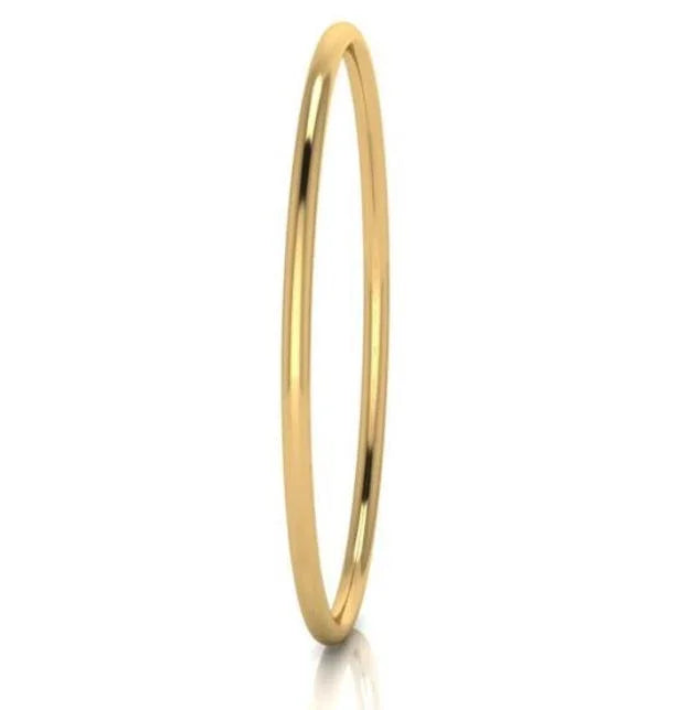 9ct Gold Hollow 3mm Bangle