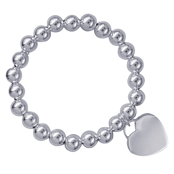 Italian Elastic Bracelet With Heart.