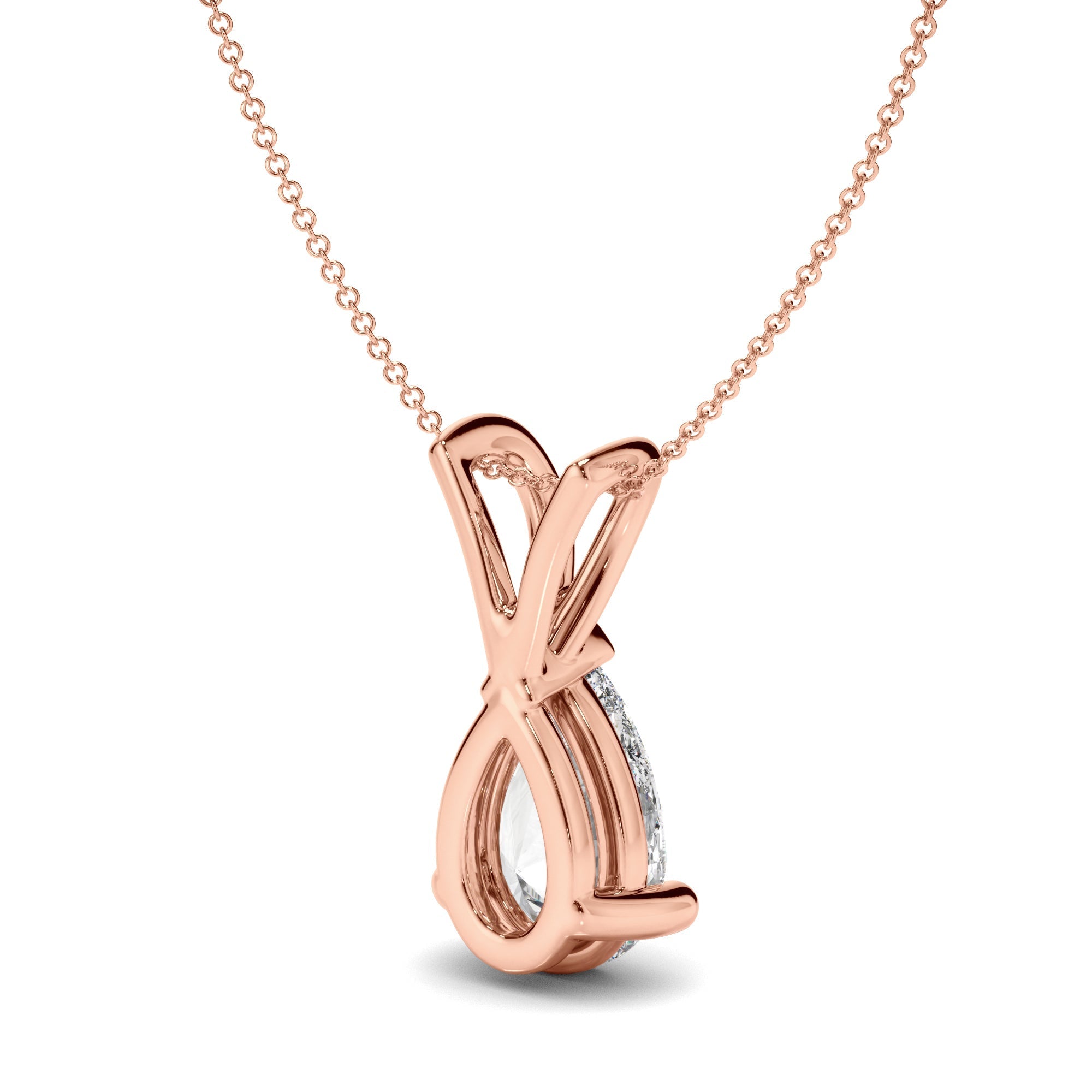 Pear Cut Diamond Pendant
