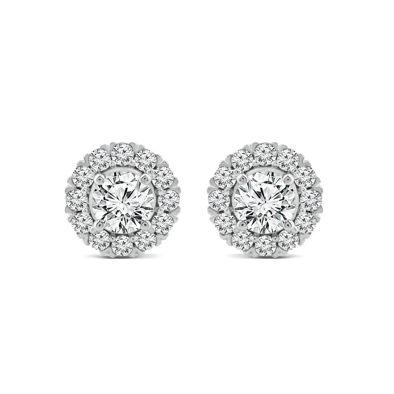 1.50ct Lab Grown Diamond Stud Earrings in 18ct White Gold