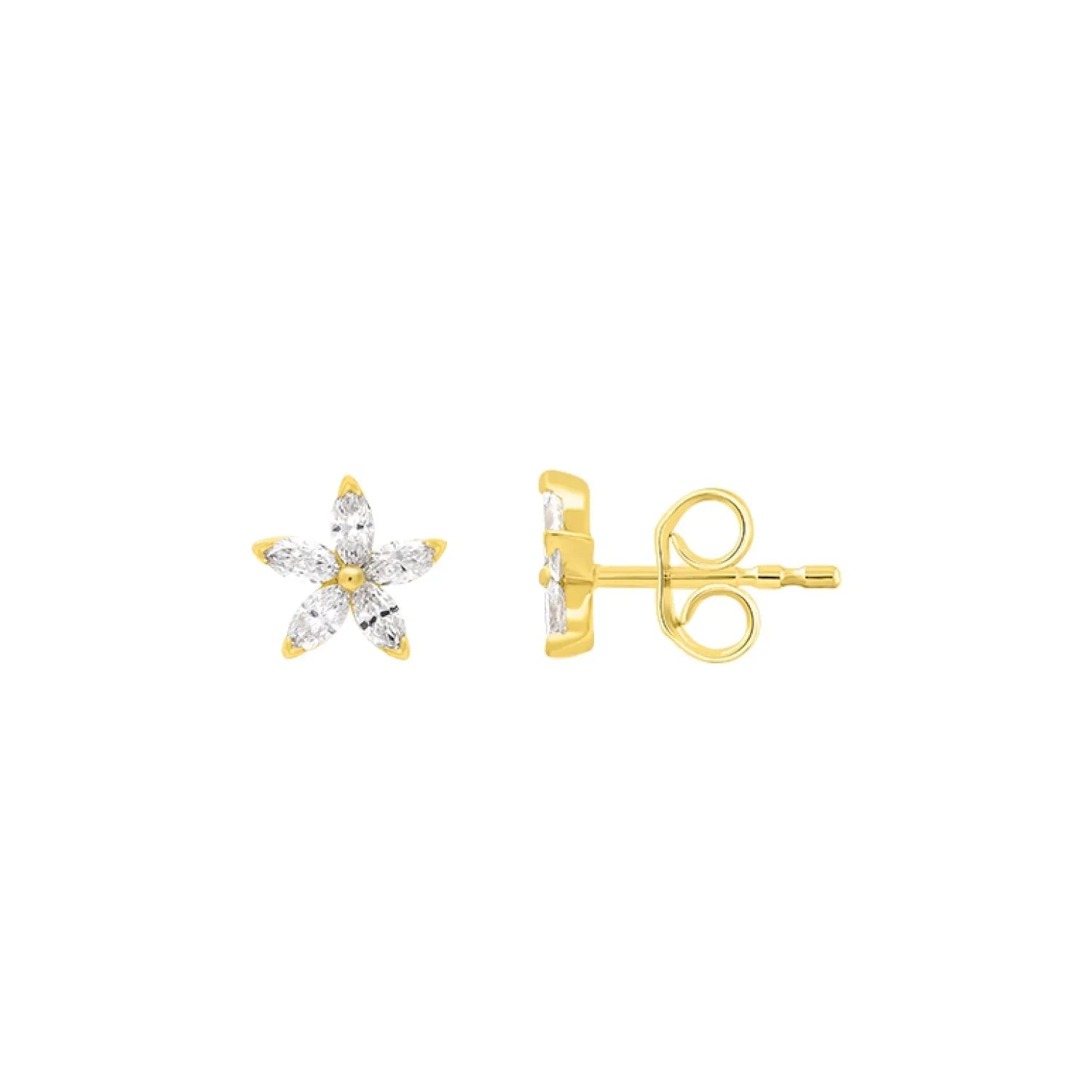 0.3ct Lab Grown Diamond Earrings in 9ct Yellow Gold