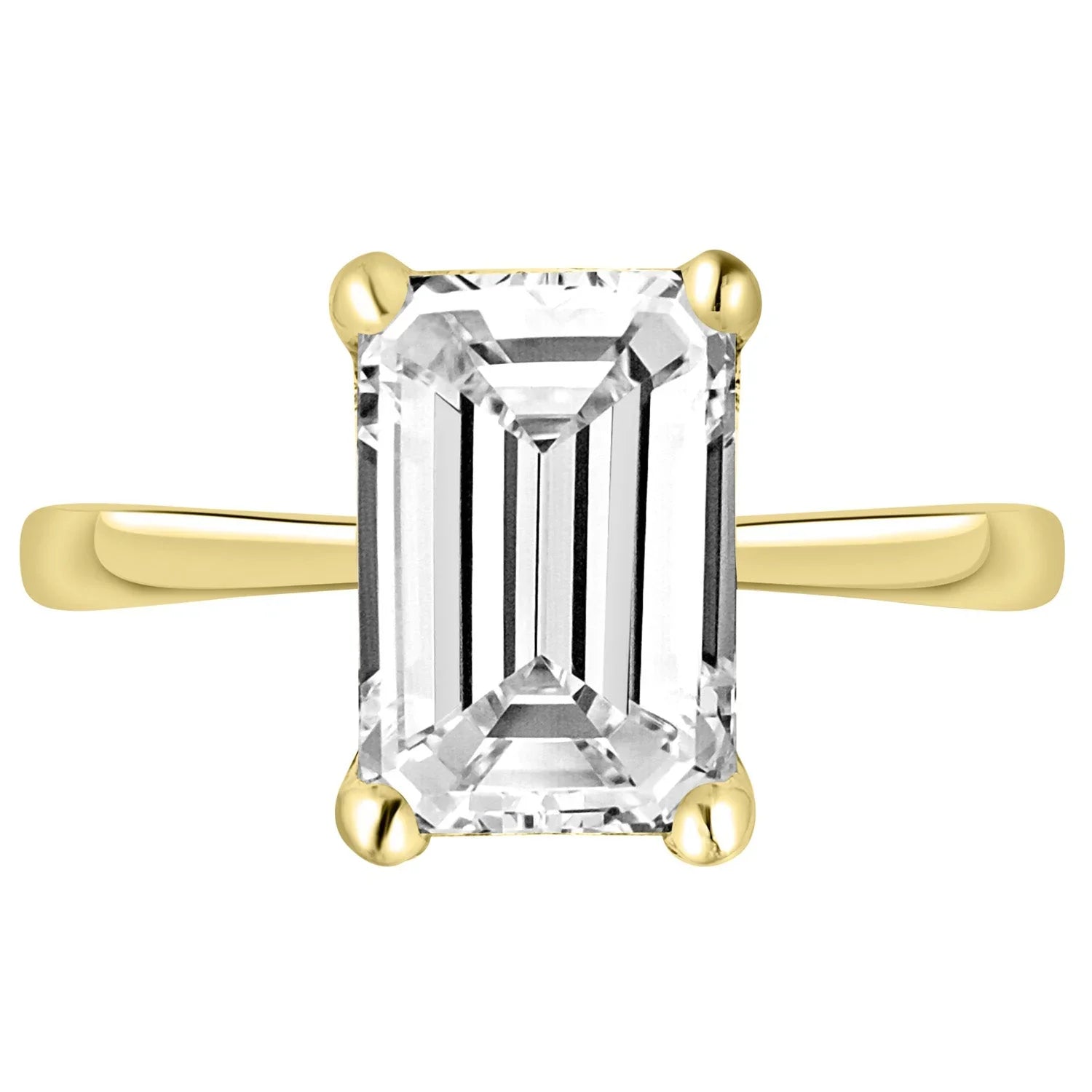 1.00ct Lab Grown Diamond Ring in 18ct Yellow Gold
