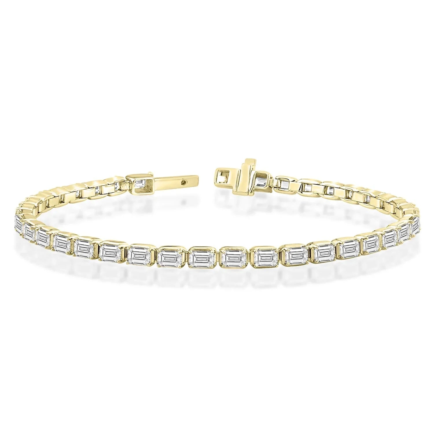 7.25ct Lab Grown Diamond Bracelet in 18ct Yellow Gold