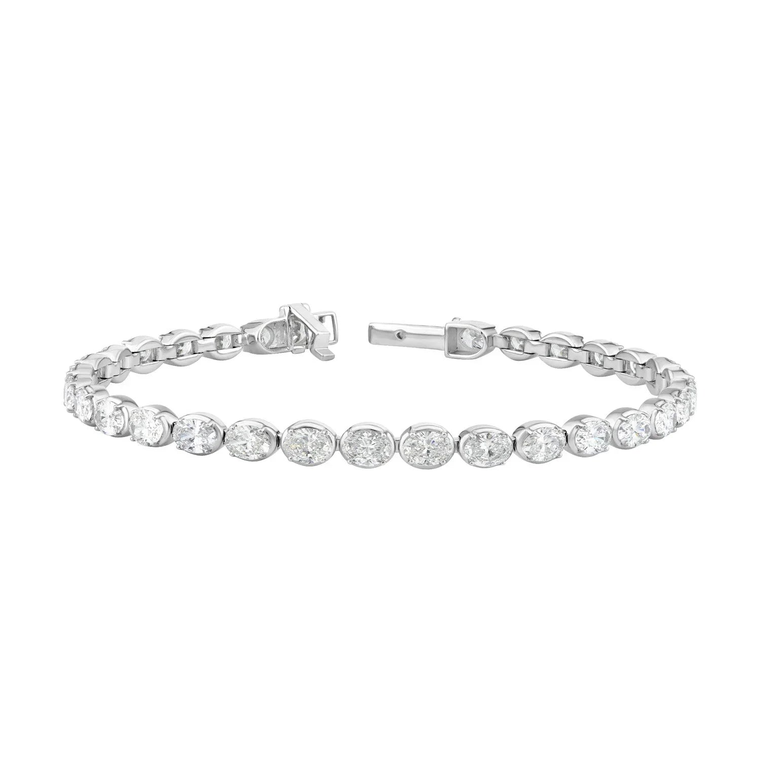 7.75ct Lab Grown Diamond Bracelet in 18ct White Gold