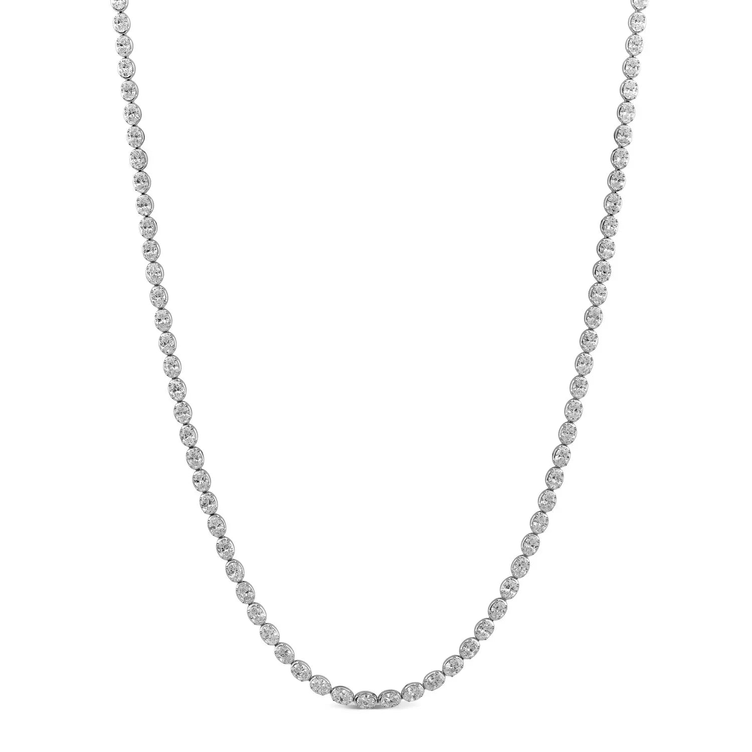 9.60ct Lab Grown Diamond Necklace in 18ct White Gold