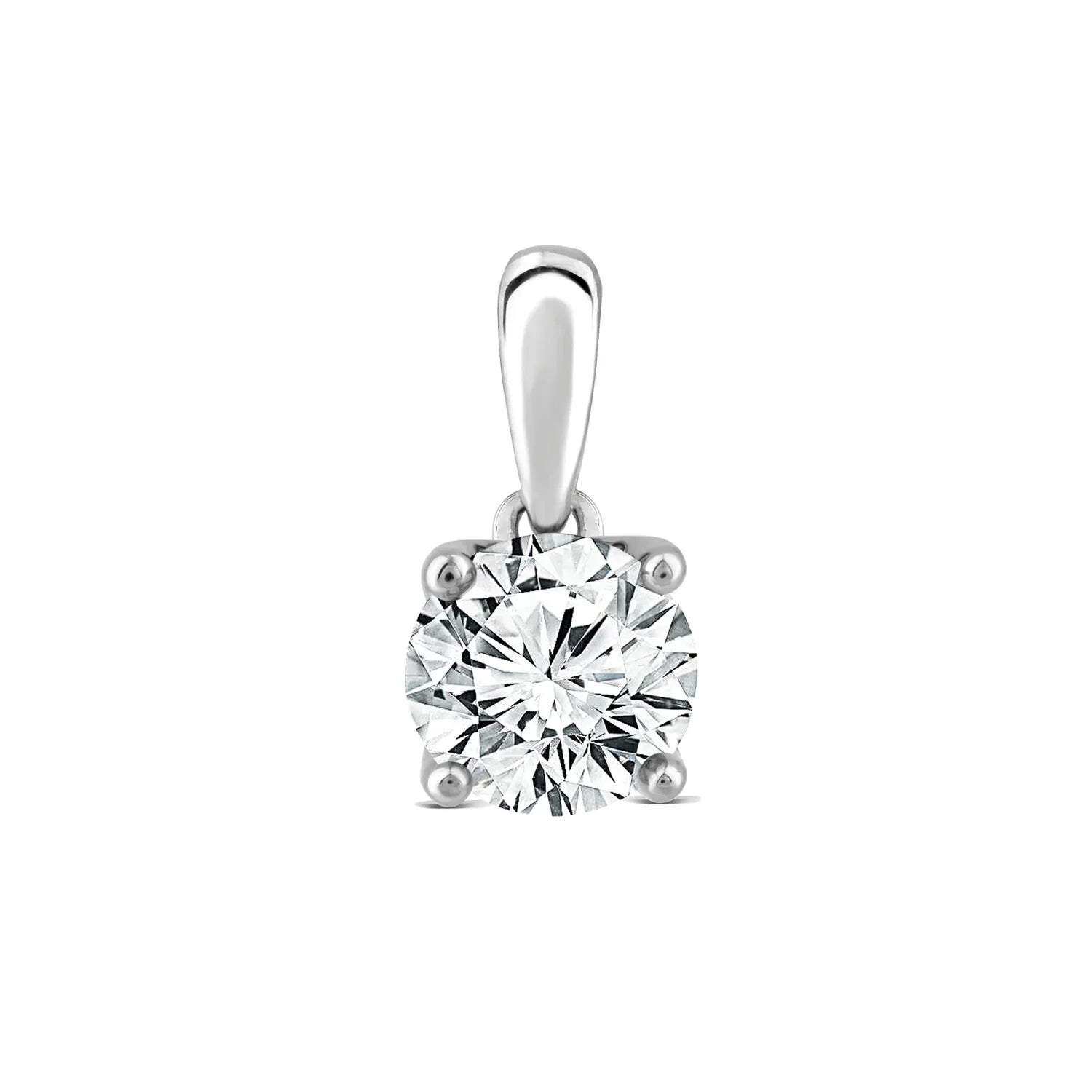 18ct Gold 1.13ct Lab Grown Diamond Pendant