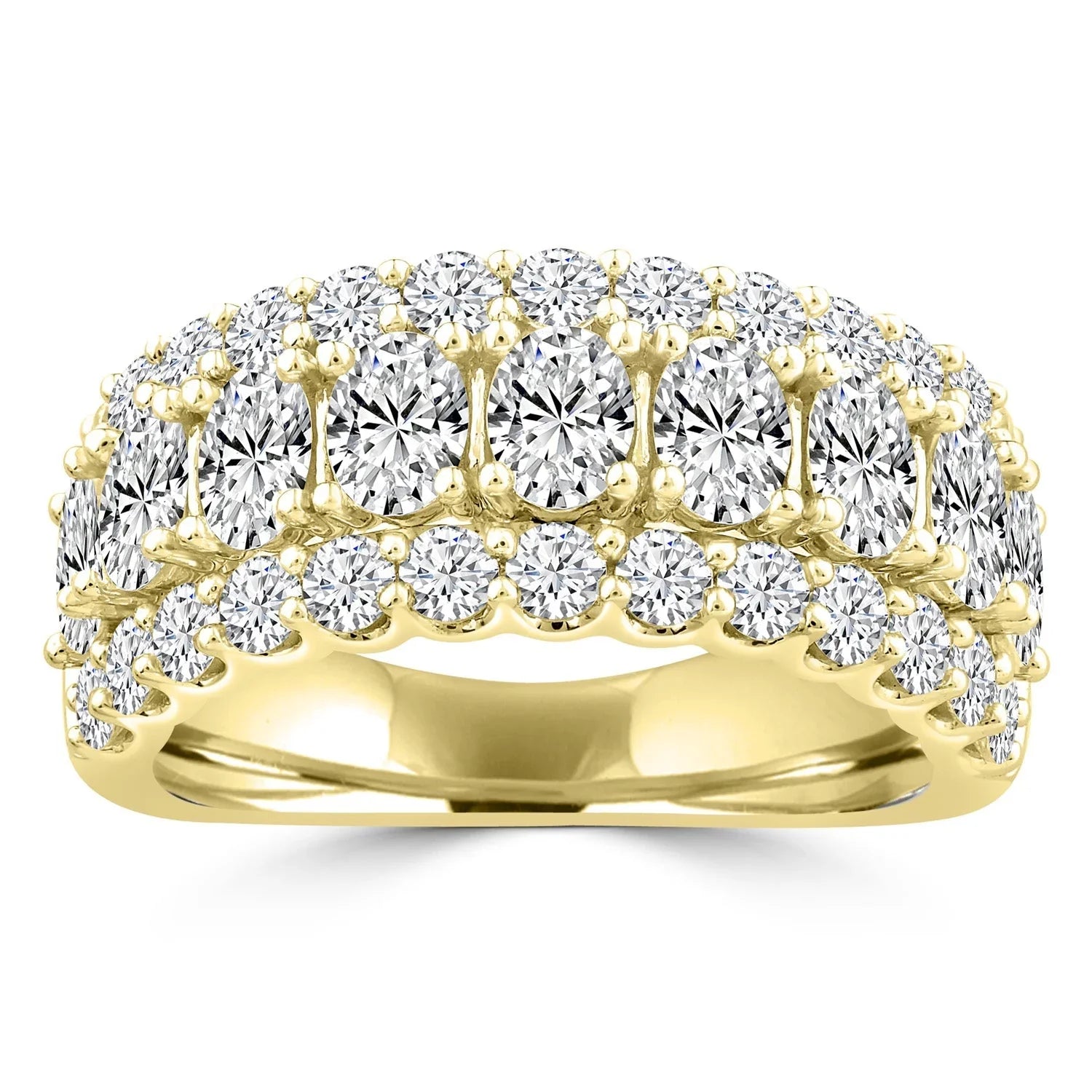 2.70ct Lab Grown Diamond Ring in 18ct Yellow Gold