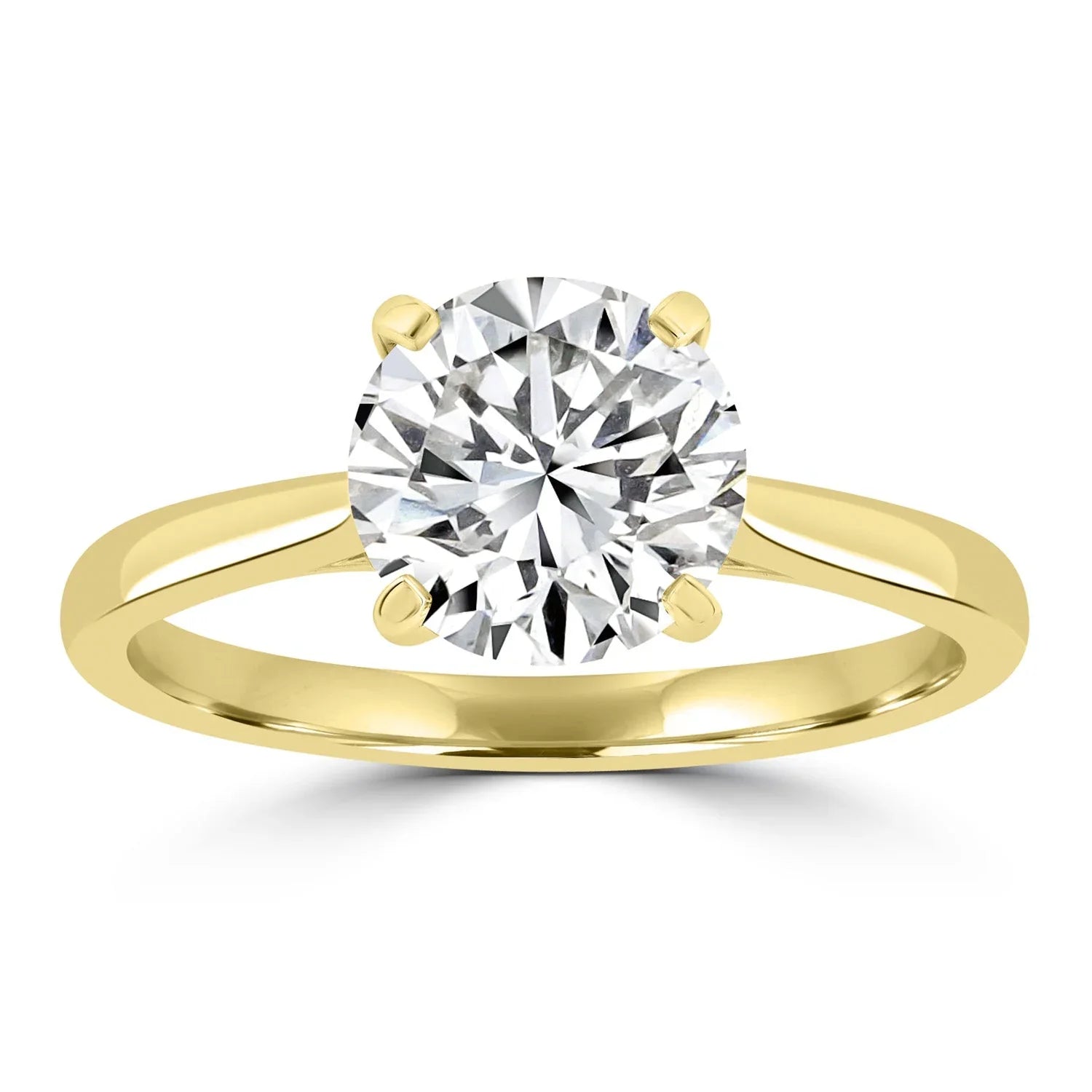 2.00ct Lab Grown Diamond Ring in 18ct Yellow Gold